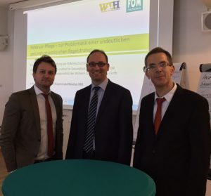 Prof. Dr. David Matusiewicz, Bernhard Seidenath und Prof. Dr. Jürgen Zerth (v.l.)